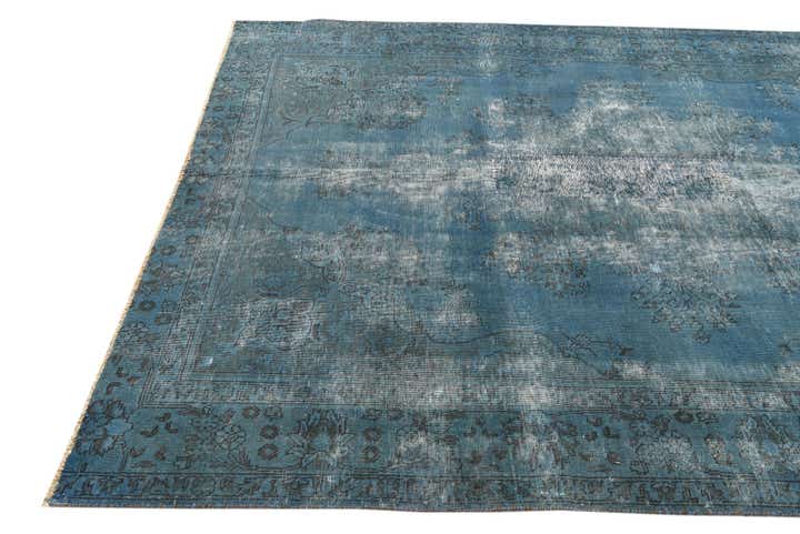 6' 9 x 9' 1 Hand Knotted Ultra Vintage Persian Wool Rug