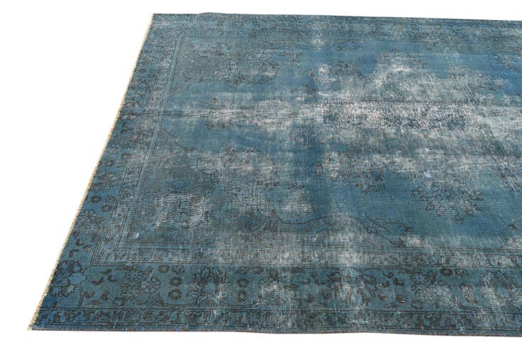 Detail image of 6' 9 x 9' 1 Hand Knotted Ultra Vintage Persian Wool Rug