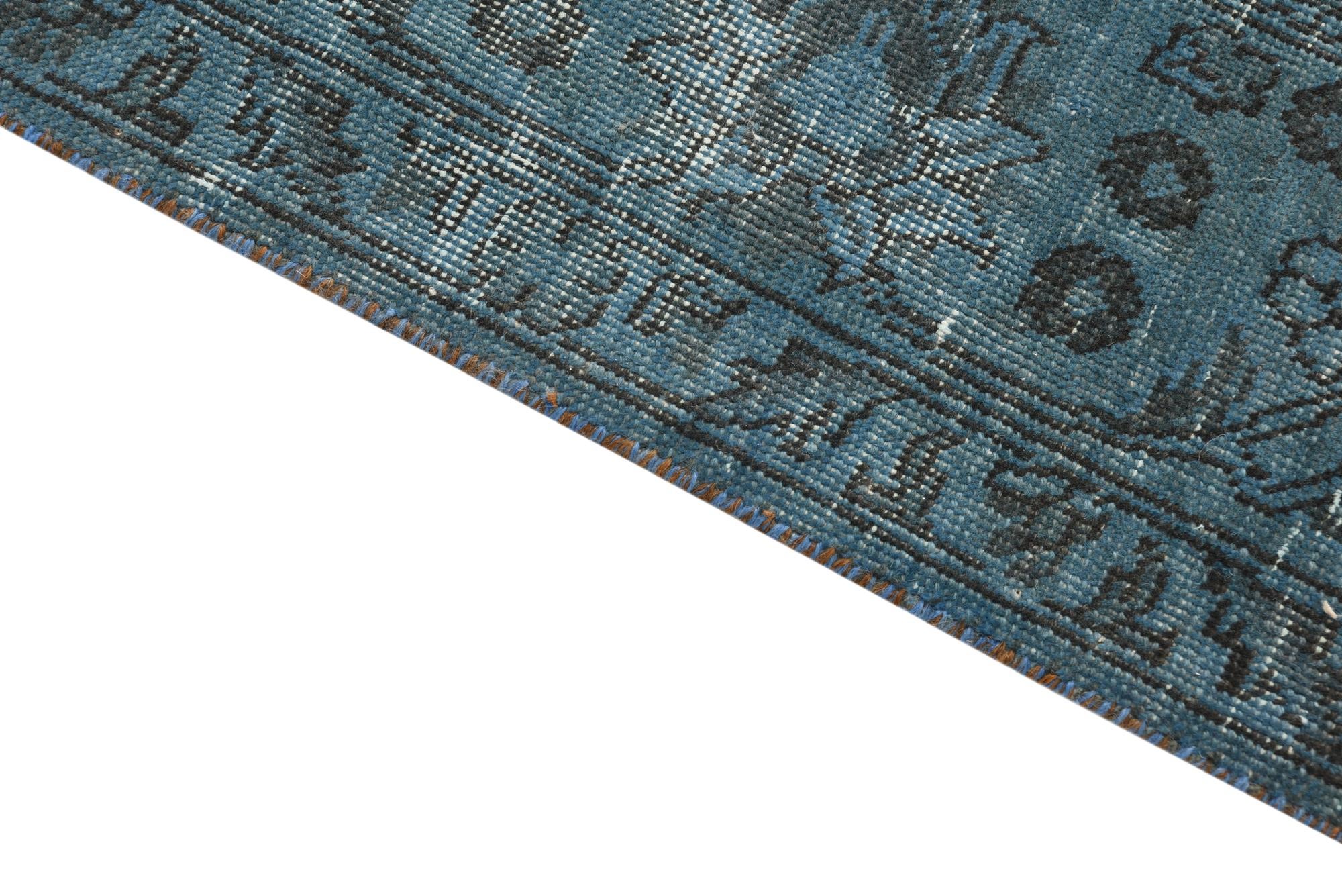 6' 9 x 9' 1 Hand Knotted Ultra Vintage Persian Wool Rug