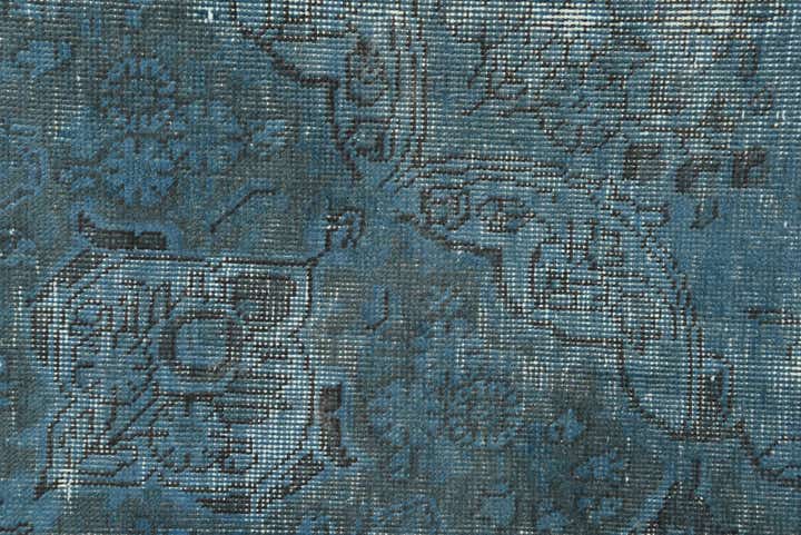 6' 9 x 9' 1 Hand Knotted Ultra Vintage Persian Wool Rug