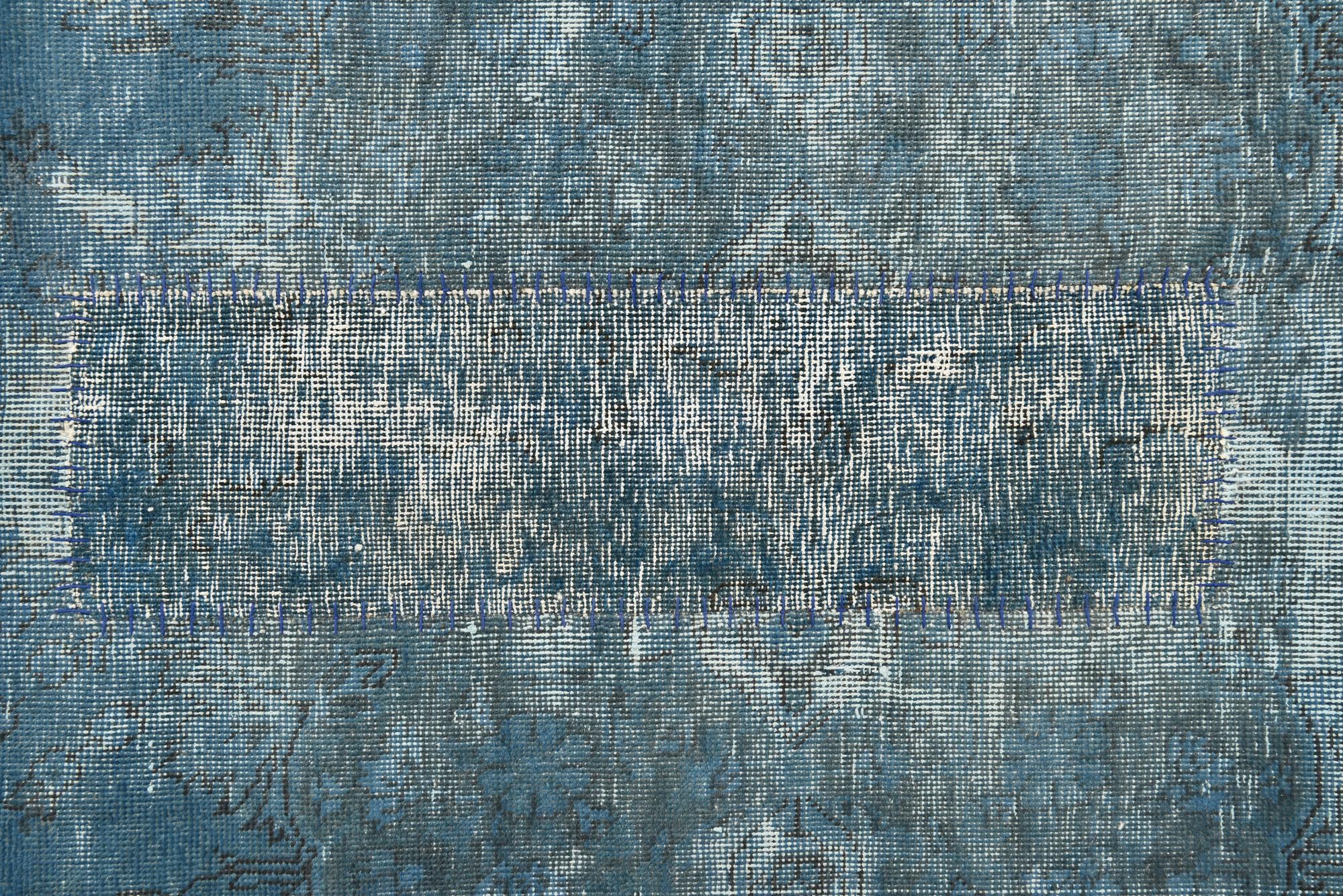 6' 9 x 9' 1 Hand Knotted Ultra Vintage Persian Wool Rug