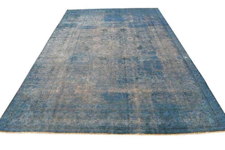 8' x 11' 4 Hand Knotted Ultra Vintage Persian Wool Rug