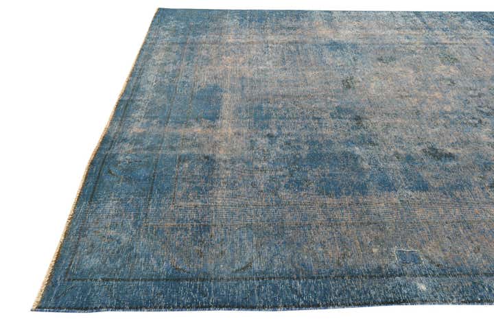 8' x 11' 4 Hand Knotted Ultra Vintage Persian Wool Rug