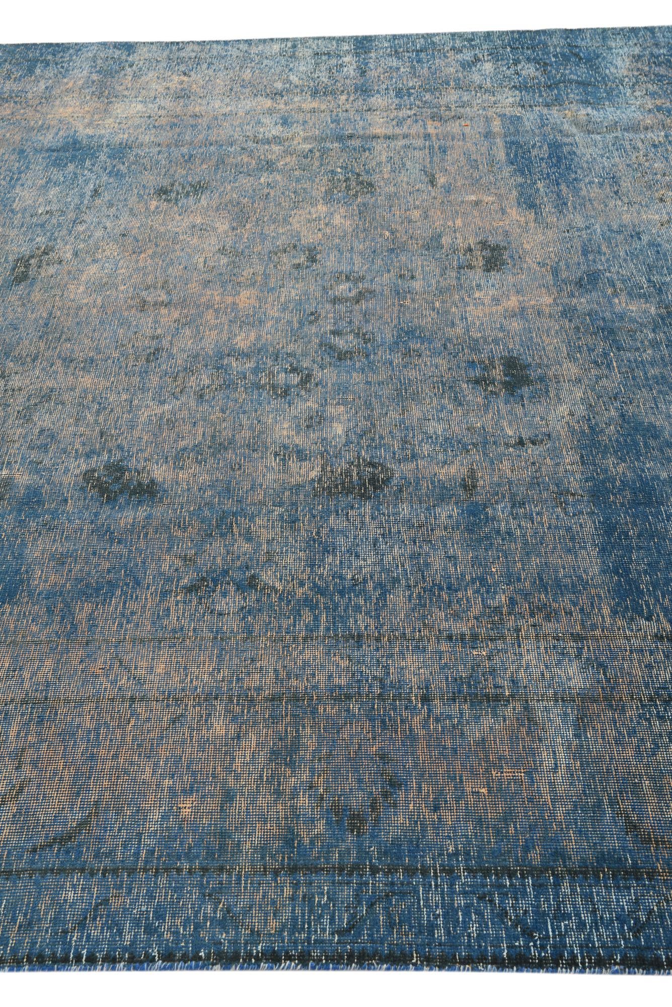 8' x 11' 4 Hand Knotted Ultra Vintage Persian Wool Rug