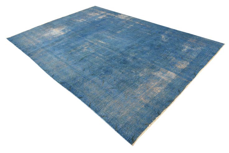 Detail image of 7' 6 x 11' Hand Knotted Ultra Vintage Persian Wool Rug