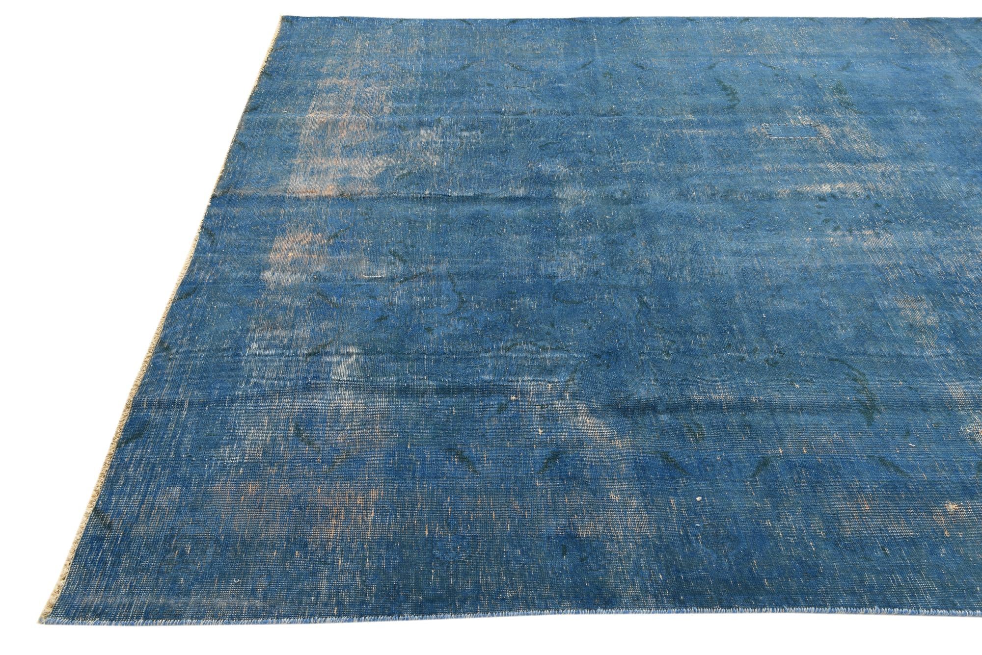 7' 6 x 11' Hand Knotted Ultra Vintage Persian Wool Rug