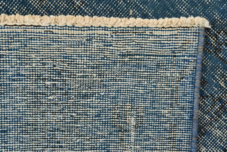 Detail image of 6' 7 x 9' Hand Knotted Ultra Vintage Persian Wool Rug