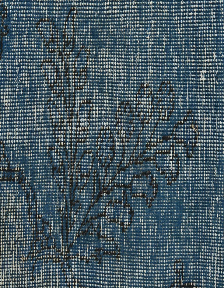 Detail image of 6' 7 x 9'  Hand Knotted Ultra Vintage Persian Wool Rug