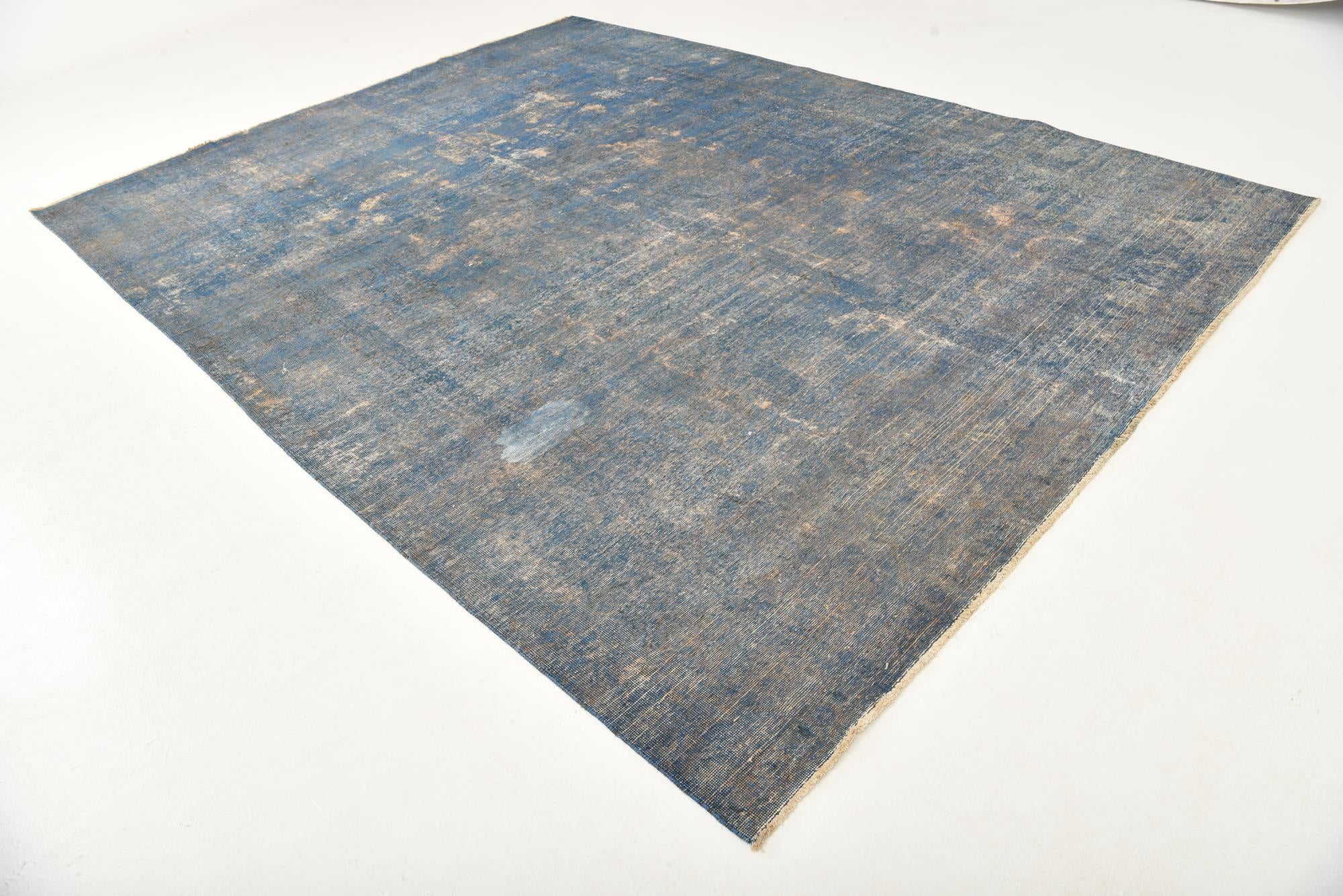 9' 5 x 12' 7 Hand Knotted Ultra Vintage Persian Wool Rug