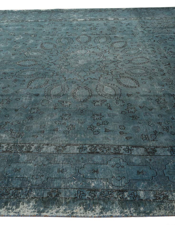 Detail image of 10' x 12' 8  Hand Knotted Ultra Vintage Persian Wool Rug