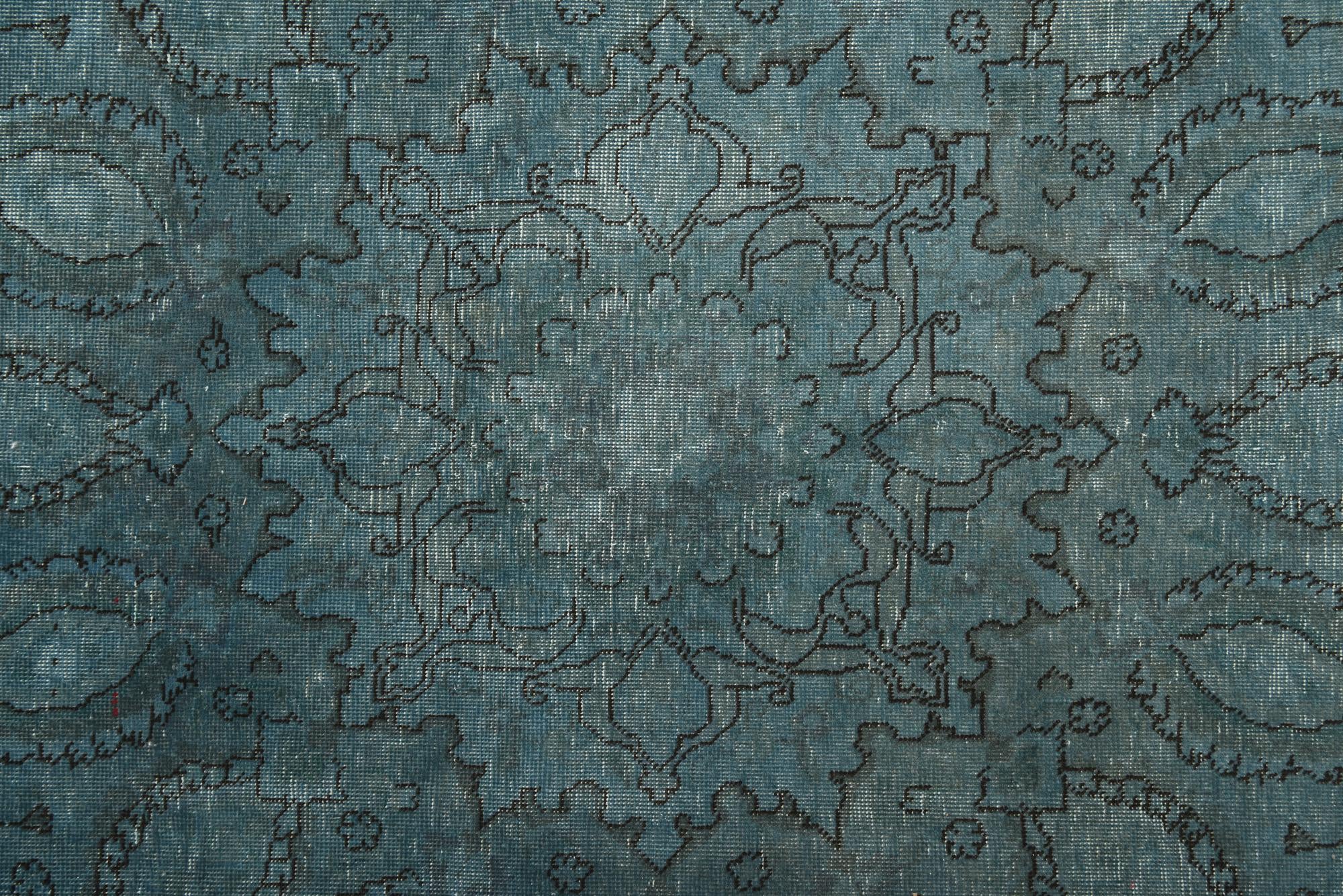 10' x 12' 8 Hand Knotted Ultra Vintage Persian Wool Rug