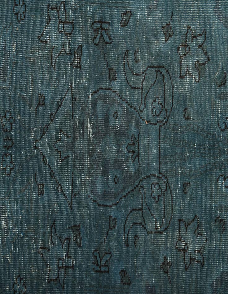 Detail image of 10' x 12' 8  Hand Knotted Ultra Vintage Persian Wool Rug