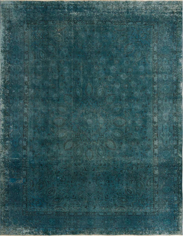 Detail image of 10' x 12' 8 Hand Knotted Ultra Vintage Persian Wool Rug