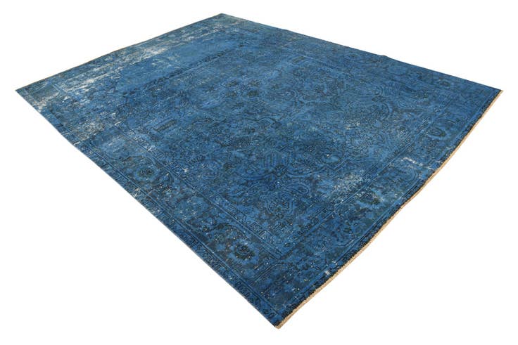 Detail image of 8' 1 x 10' 6 Hand Knotted Ultra Vintage Persian Wool Rug