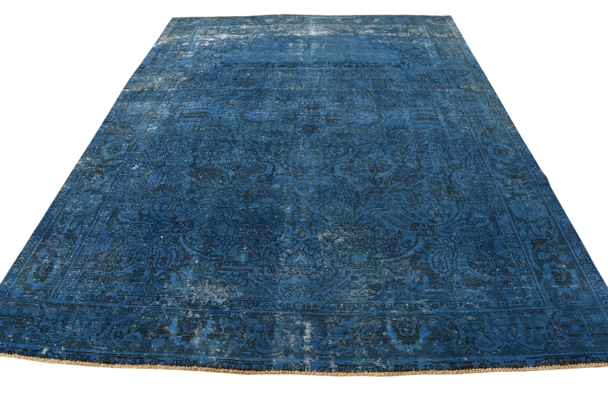 8' 1 x 10' 6 Hand Knotted Ultra Vintage Persian Wool Rug