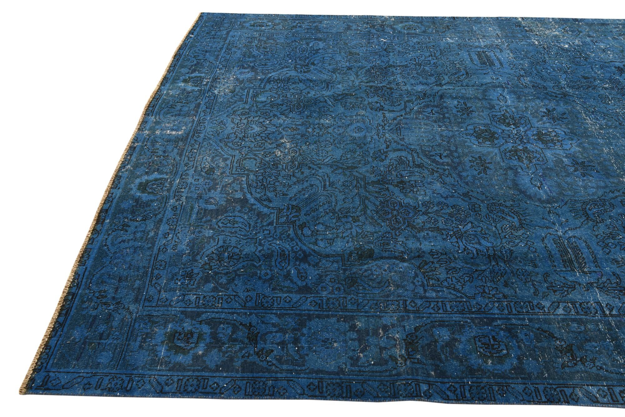 8' 1 x 10' 6 Hand Knotted Ultra Vintage Persian Wool Rug