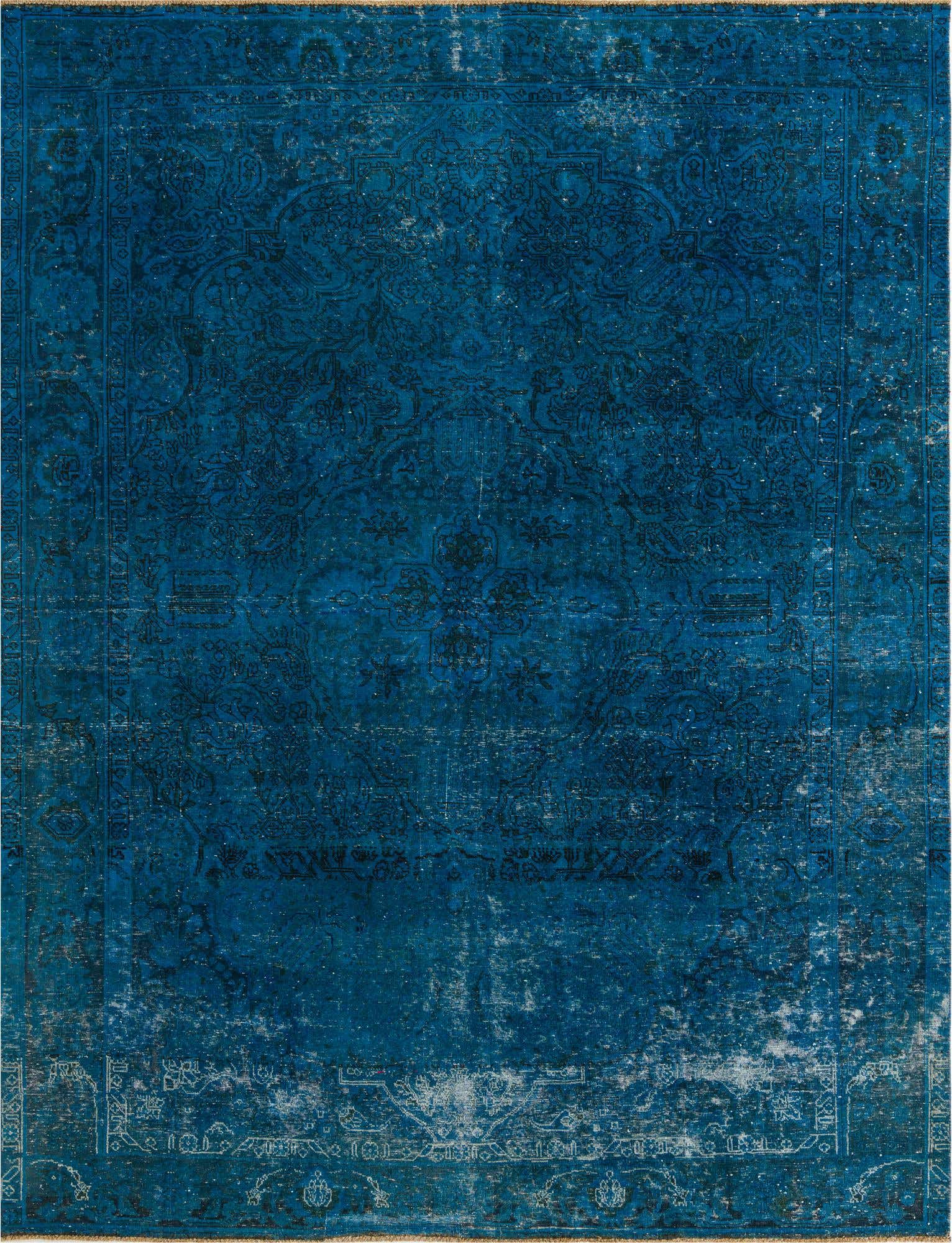 8' 1 x 10' 6 Hand Knotted Ultra Vintage Persian Wool Rug