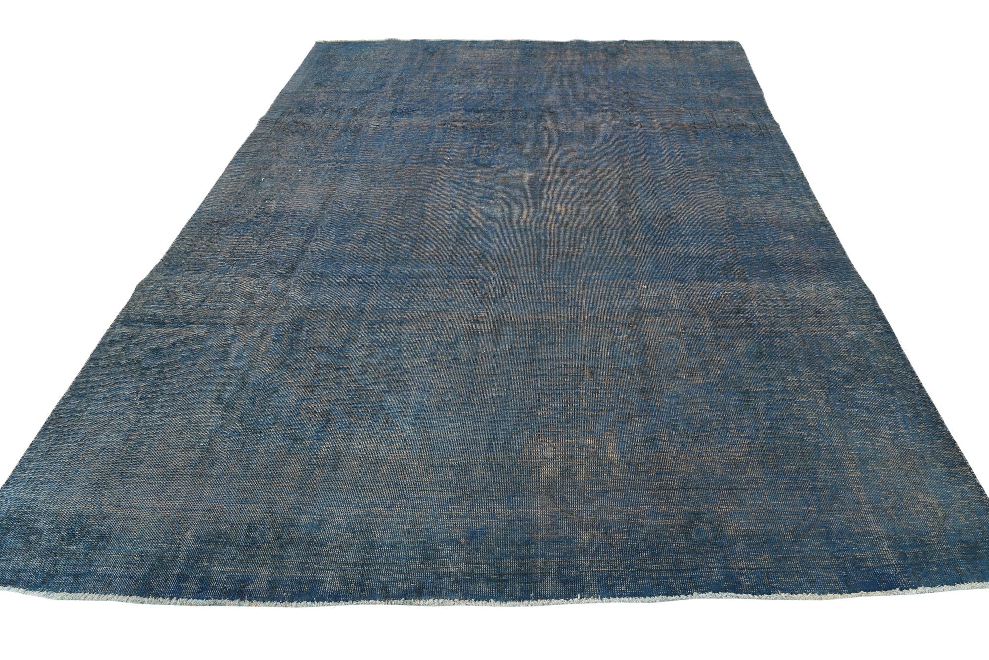 7' 8 x 10' 7 Hand Knotted Ultra Vintage Persian Wool Rug
