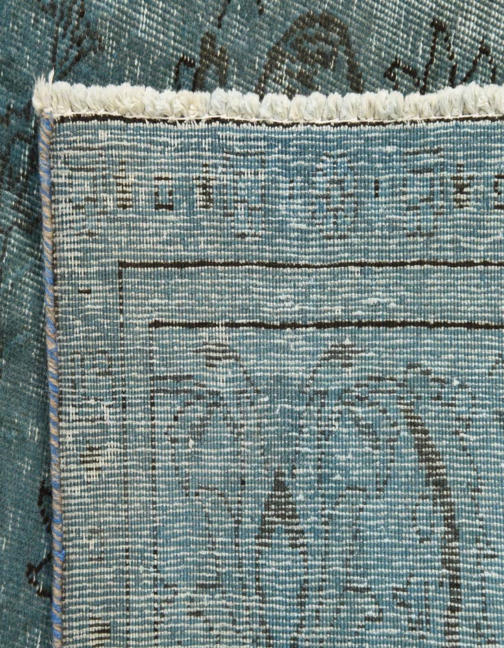 Detail image of 8' x 11' 1  Hand Knotted Ultra Vintage Persian Wool Rug