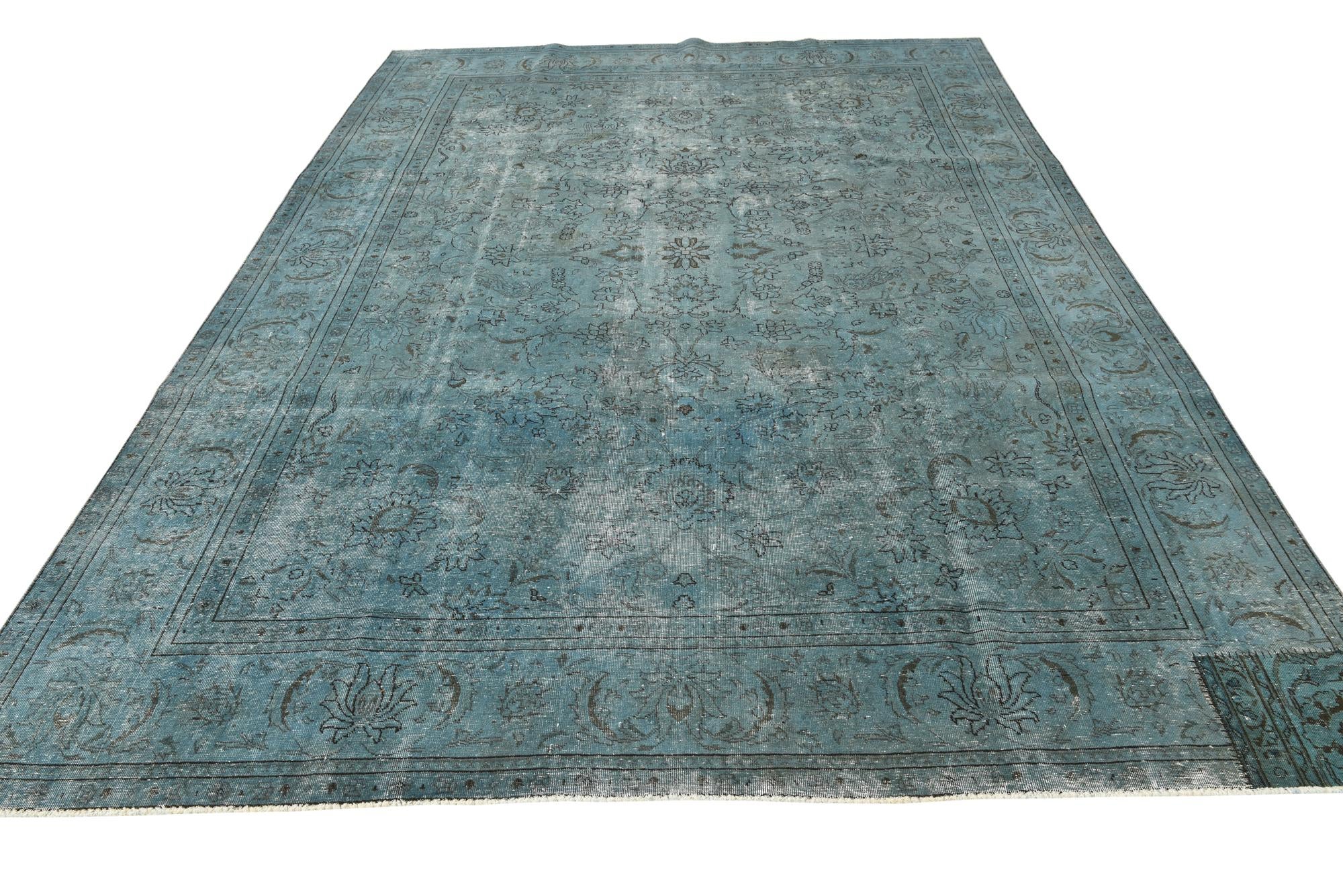 8' x 11' 1 Hand Knotted Ultra Vintage Persian Wool Rug