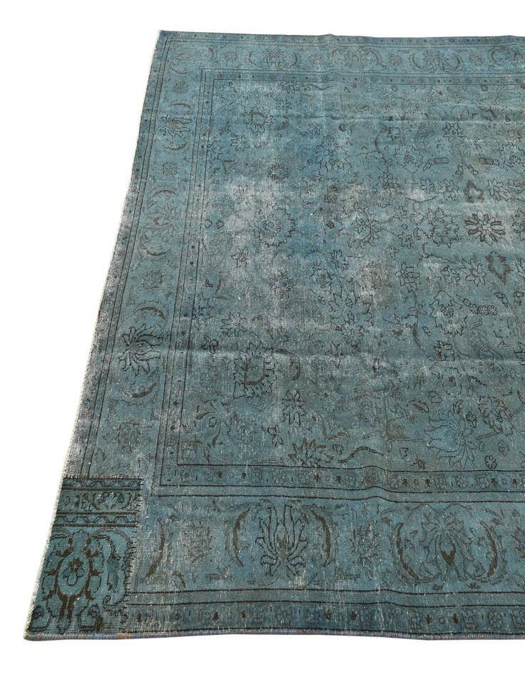 Detail image of 8' x 11' 1  Hand Knotted Ultra Vintage Persian Wool Rug