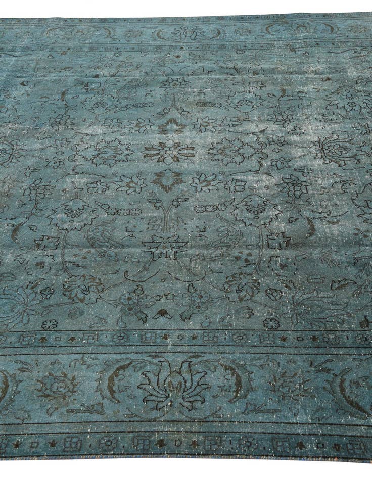 Detail image of 8' x 11' 1  Hand Knotted Ultra Vintage Persian Wool Rug