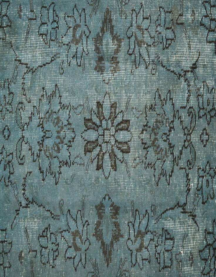 Detail image of 8' x 11' 1  Hand Knotted Ultra Vintage Persian Wool Rug