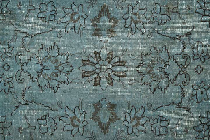 8' x 11' 1 Hand Knotted Ultra Vintage Persian Wool Rug