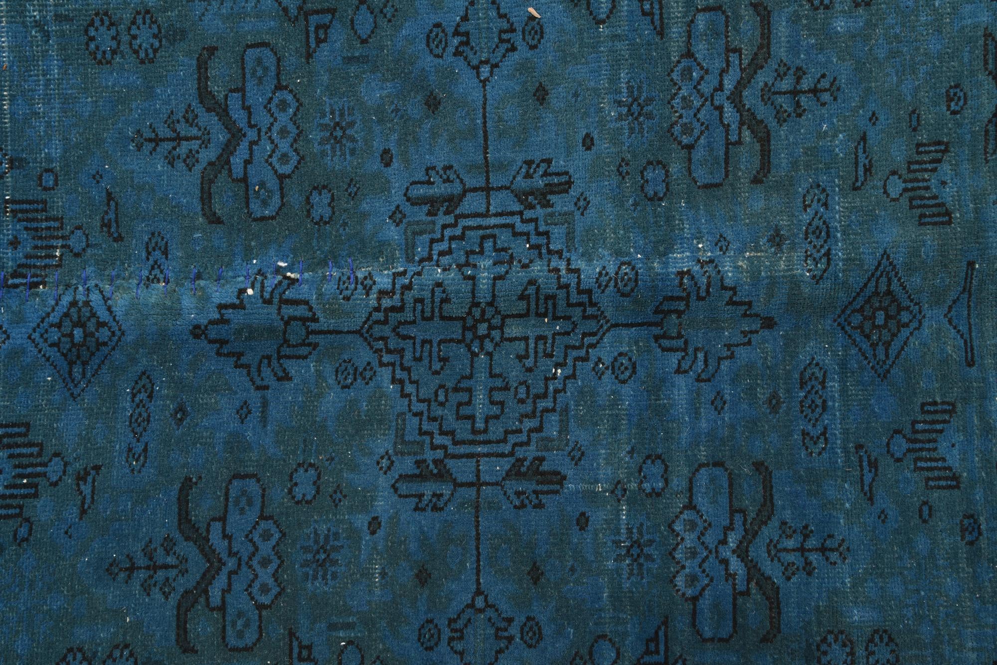 9' 8 x 13' 1 Hand Knotted Ultra Vintage Persian Wool Rug