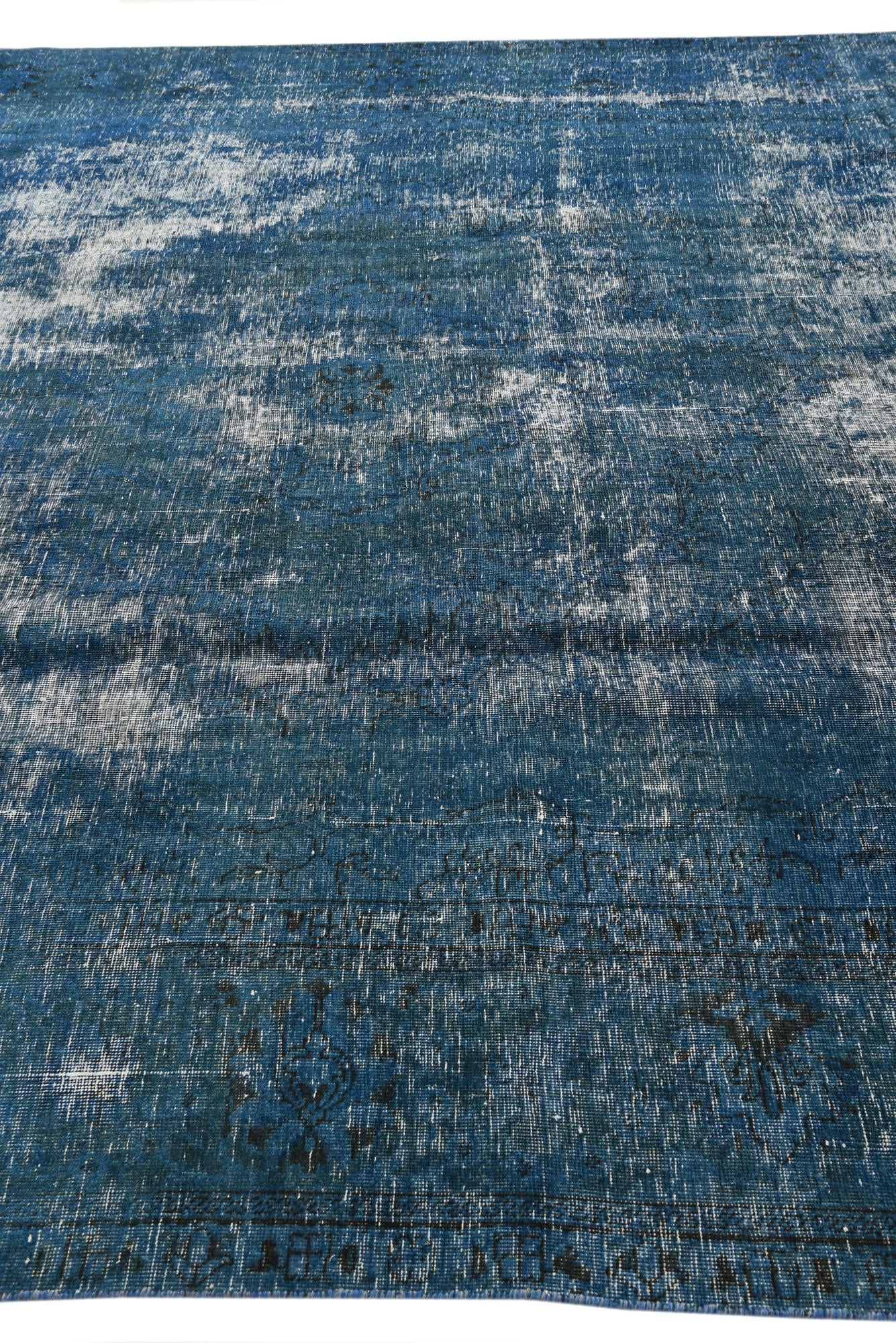 9' 7 x 13' 2 Hand Knotted Ultra Vintage Persian Wool Rug