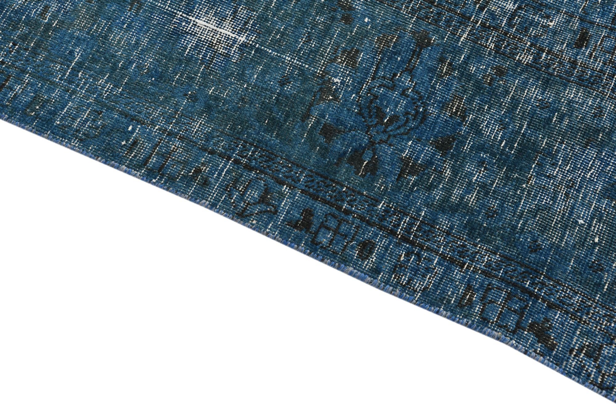 9' 7 x 13' 2 Hand Knotted Ultra Vintage Persian Wool Rug