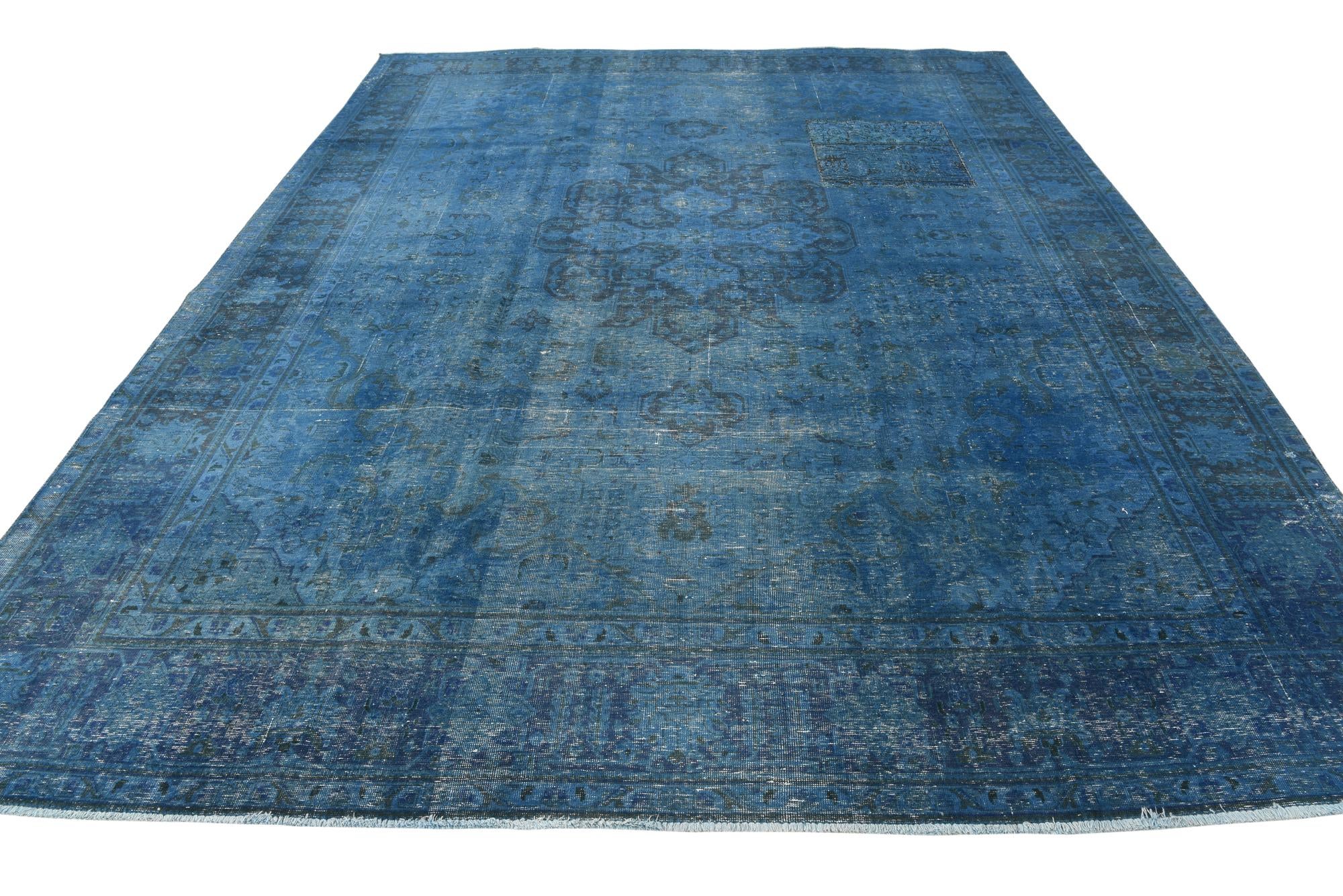 10' x 13' Hand Knotted Ultra Vintage Persian Wool Rug