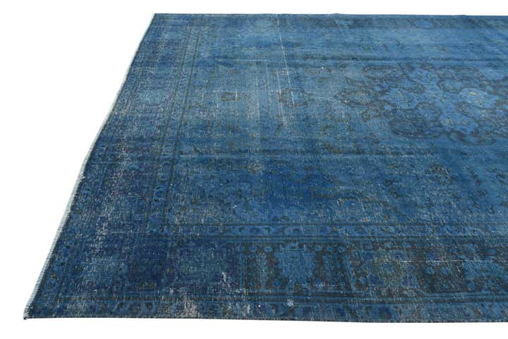 10' x 13' Hand Knotted Ultra Vintage Persian Wool Rug