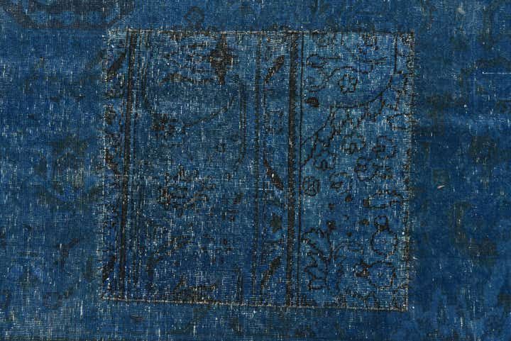 10' x 13' Hand Knotted Ultra Vintage Persian Wool Rug