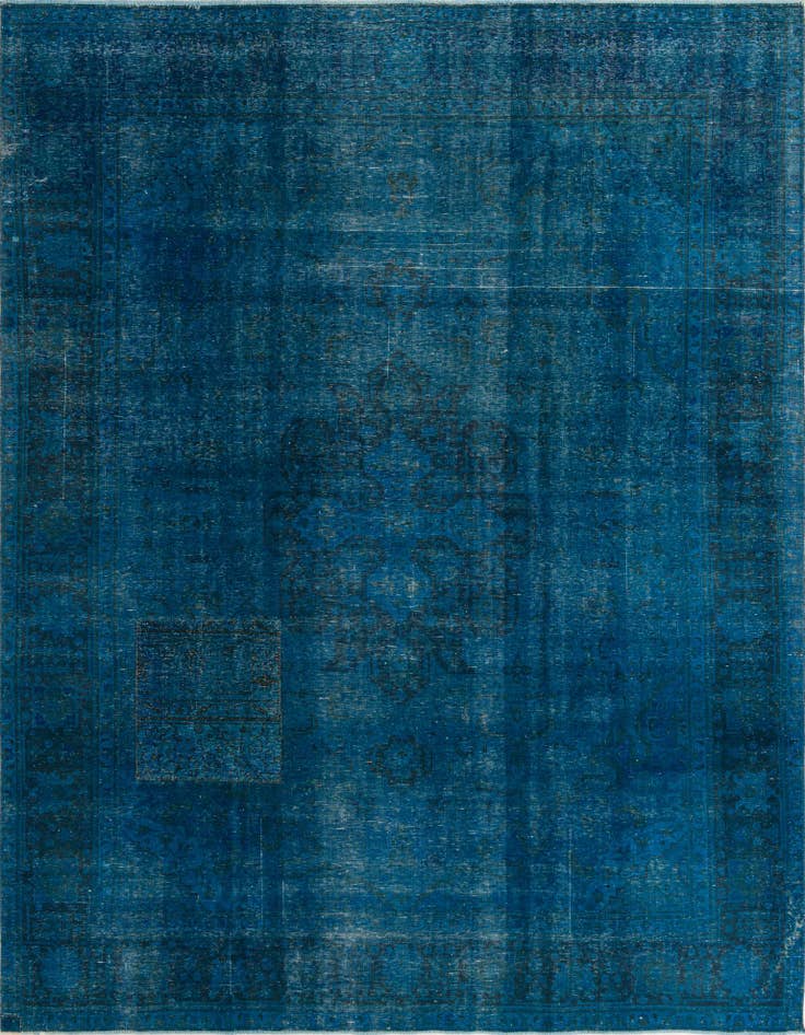 Detail image of 10' x 13' Hand Knotted Ultra Vintage Persian Wool Rug