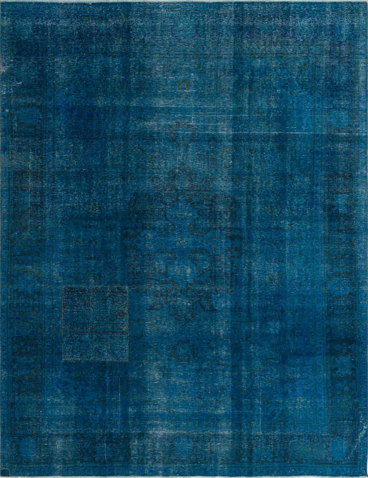 10' x 13' Hand Knotted Ultra Vintage Persian Wool Rug