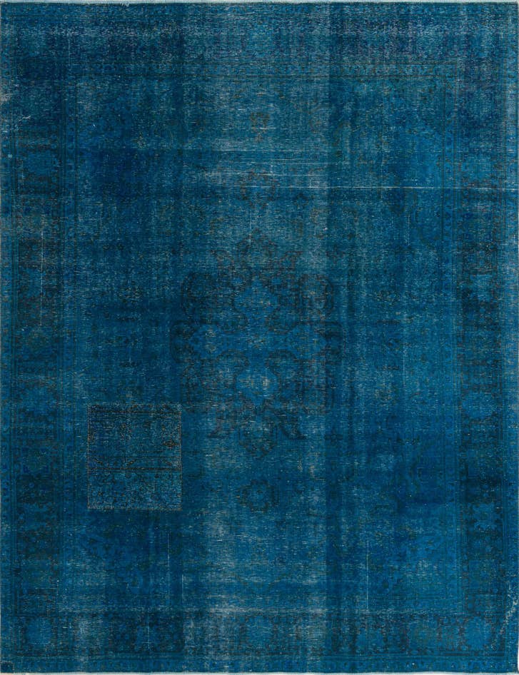 Detail image of 10' x 13' Hand Knotted Ultra Vintage Persian Wool Rug
