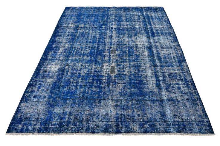 Detail image of 8' 6 x 11' 6 Hand Knotted Ultra Vintage Persian Wool Rug