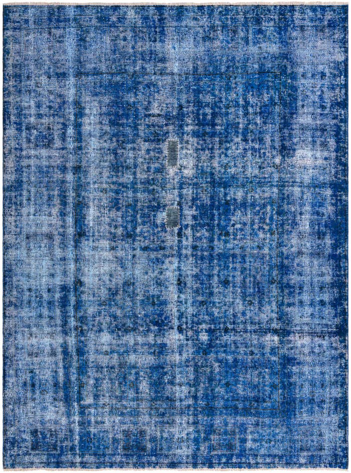 Detail image of 8' 6 x 11' 6 Hand Knotted Ultra Vintage Persian Wool Rug