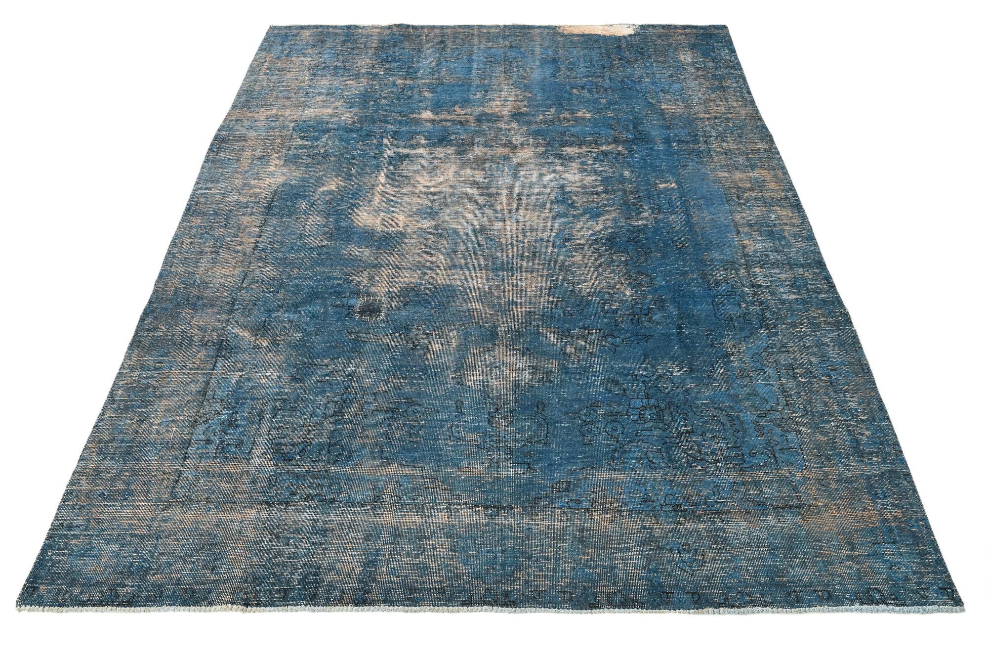 8' x 10' 10 Hand Knotted Ultra Vintage Persian Wool Rug