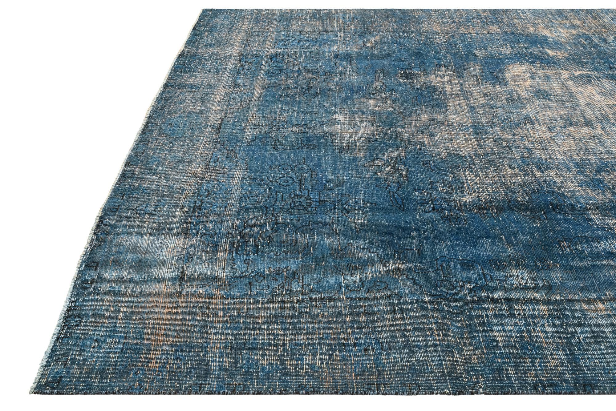 8' x 10' 10 Hand Knotted Ultra Vintage Persian Wool Rug