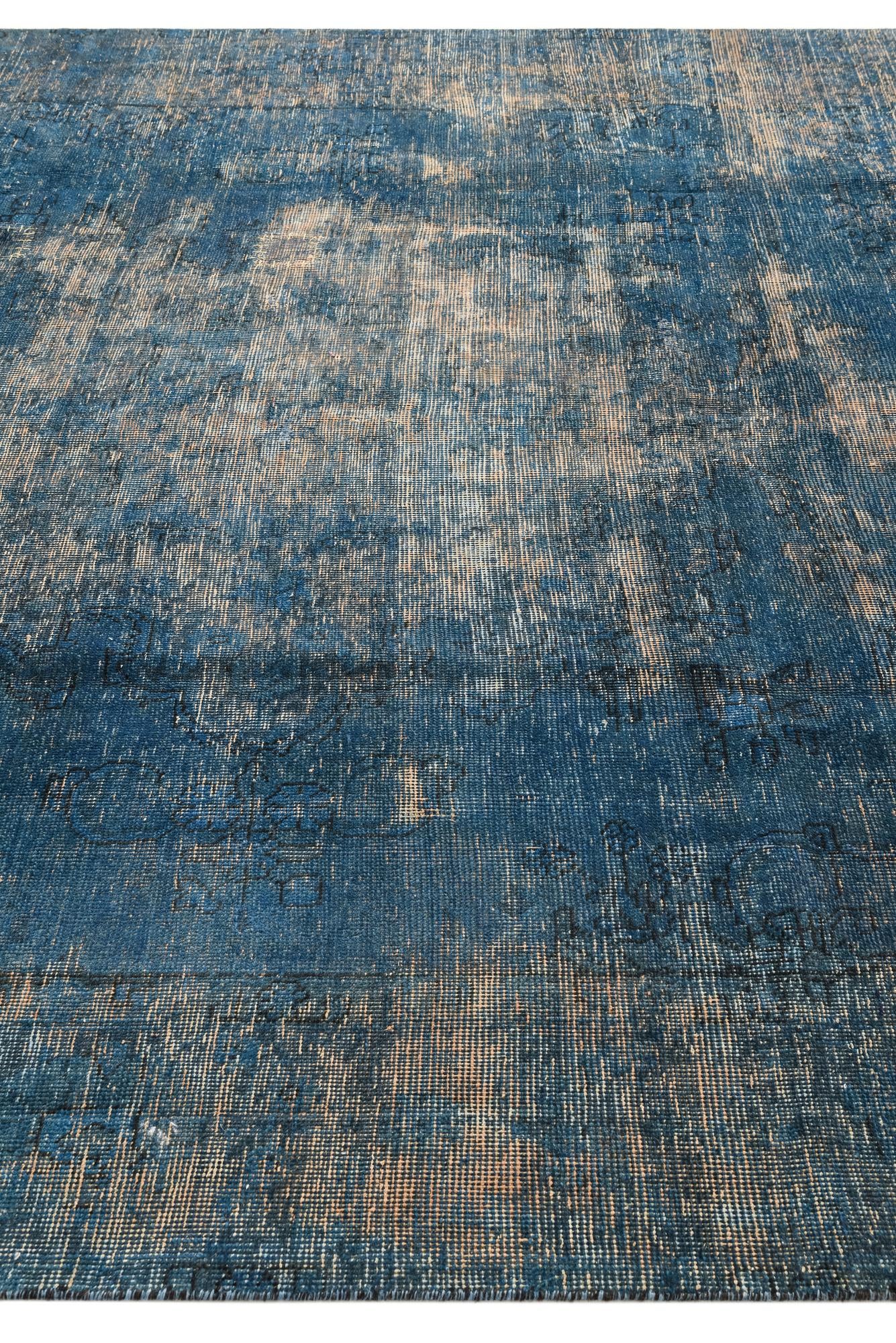 8' x 10' 10 Hand Knotted Ultra Vintage Persian Wool Rug