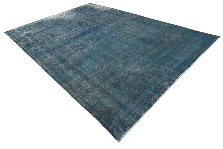 9' 5 x 13' 1 Hand Knotted Ultra Vintage Persian Wool Rug