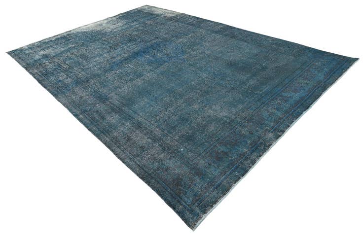 Detail image of 9' 5 x 13' 1 Hand Knotted Ultra Vintage Persian Wool Rug