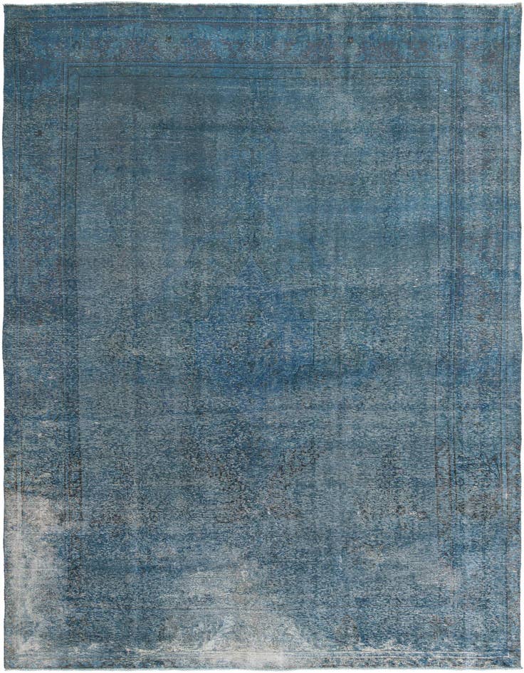 Detail image of 9' 5 x 13' 1 Hand Knotted Ultra Vintage Persian Wool Rug