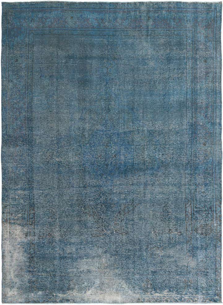 9' 5 x 13' 1 Hand Knotted Ultra Vintage Persian Wool Rug