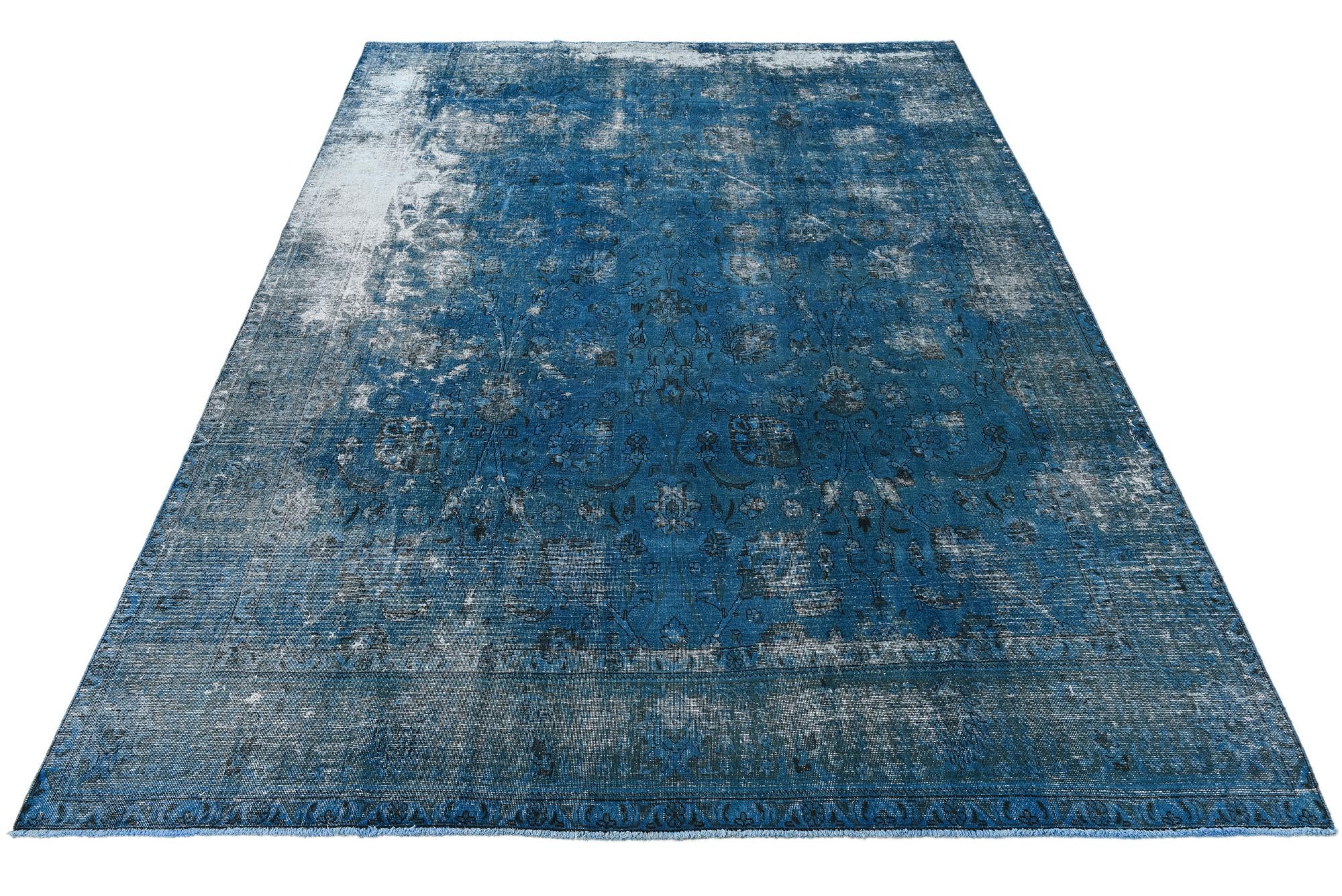 10' x 12' 7 Hand Knotted Ultra Vintage Persian Wool Rug