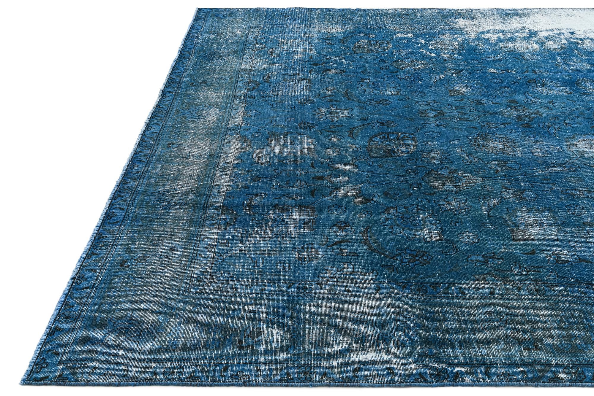 10' x 12' 7 Hand Knotted Ultra Vintage Persian Wool Rug