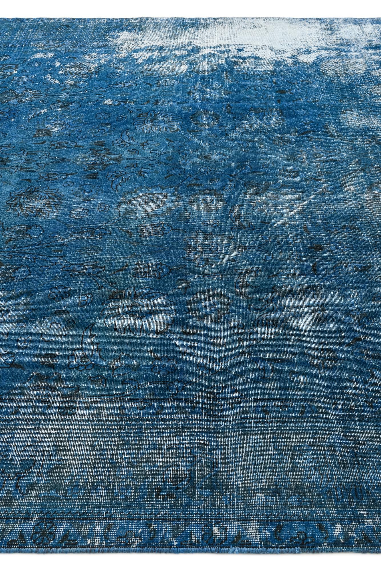 10' x 12' 7 Hand Knotted Ultra Vintage Persian Wool Rug