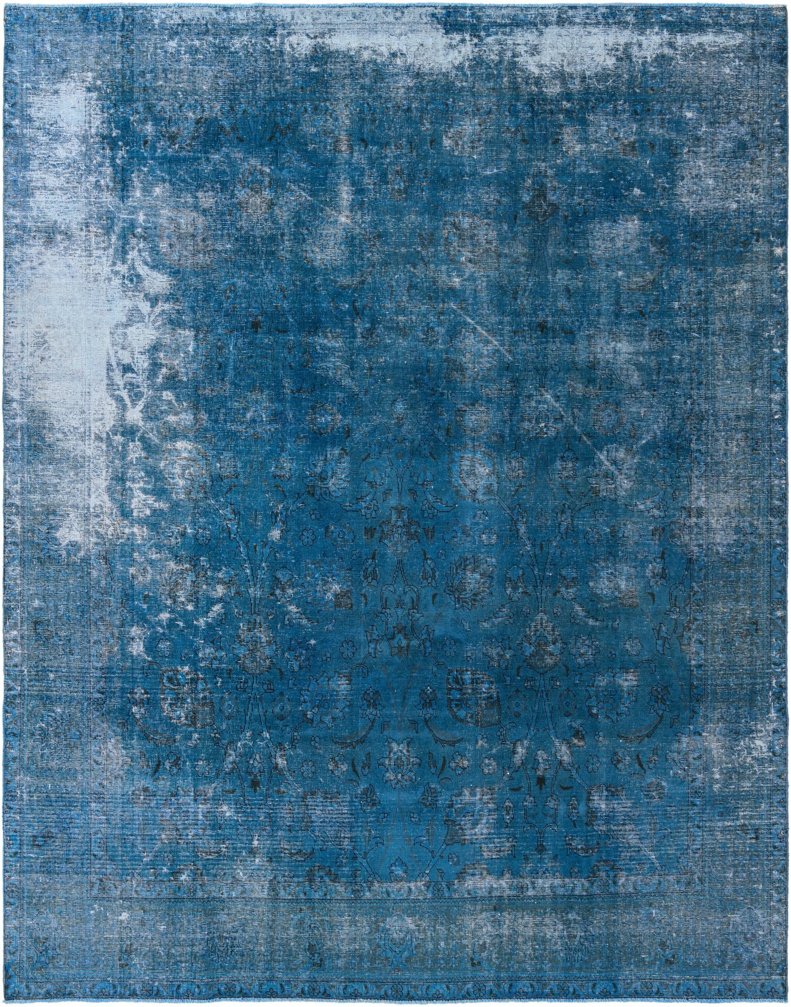 10' x 12' 7 Hand Knotted Ultra Vintage Persian Wool Rug